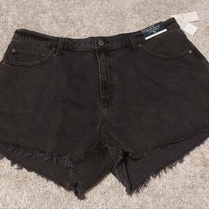 Abercrombie & Fitch Black Jean Shorts